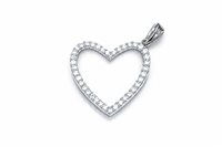 Charm Idee Preziose dal 1987 Mujer in Oro blanco Zircone IP.CHK18B/81